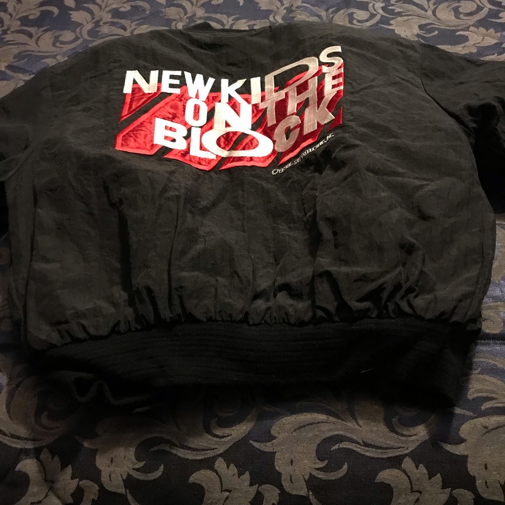 ‘NKOTB jacket 1989-1990 Hangin Tough Tour. Rare